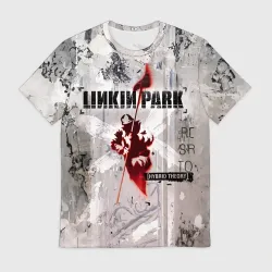Мужская футболка 3D Linkin Park Hybrid Theory