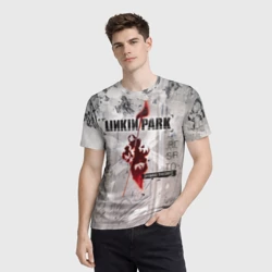 Мужская футболка 3D Linkin Park Hybrid Theory - фото 2