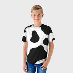 Детская футболка 3D Принт - пятна коровы - фото 2
