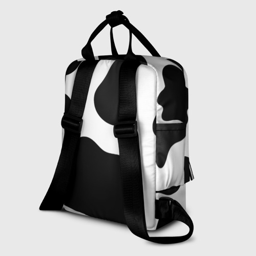 Женский рюкзак 3D с принтом Принт - пятна коровы, вид сзади #1