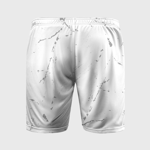Мужские шорты спортивные Warframe glitch на светлом фоне: по-вертикали, цвет 3D печать - фото 2