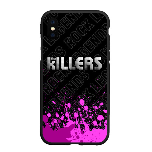 Чехол для iPhone XS Max матовый The Killers rock Legends: символ сверху