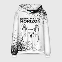 Bring Me the Horizon рок кот на светлом фоне – Мужская толстовка 3D с принтом купить со скидкой в -32%