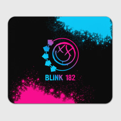 Прямоугольный коврик для мышки Blink 182 - neon gradient