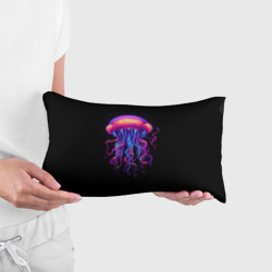 Подушка 3D антистресс Неоновая медуза с глазами - фото 2