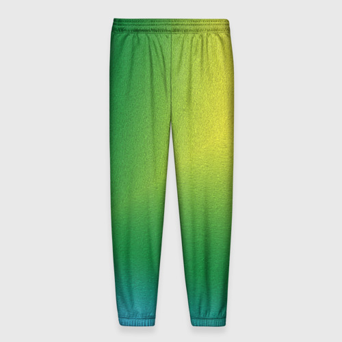 Мужские брюки 3D с принтом Радужный градиент, вид сзади #1