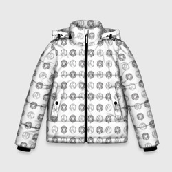 Зимняя куртка для мальчиков 3D Лев и знак зодиака