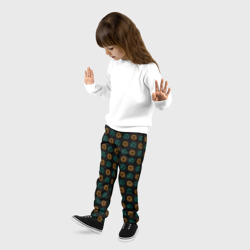 Детские брюки 3D Лев и знак зодиака в контрасте - фото 2