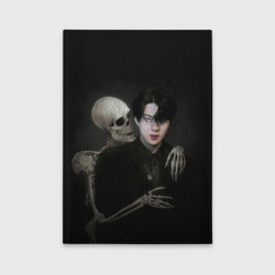 Обложка для автодокументов Сехун со скелетом