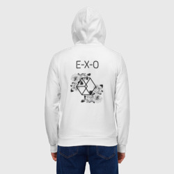 Мужская толстовка на молнии хлопок Exo rose - фото 2