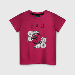 Детская футболка хлопок Exo rose