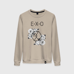 Женский свитшот хлопок Exo rose