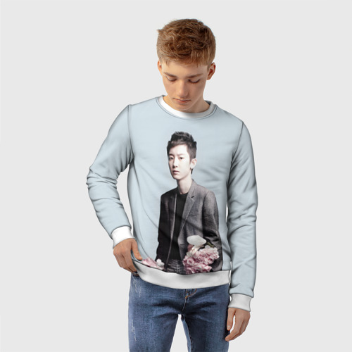 Детский свитшот 3D Chanyeol, цвет 3D печать - фото 3