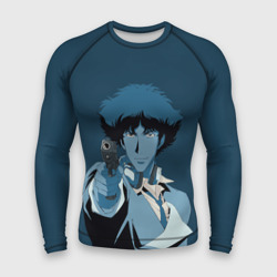 Мужской рашгард 3D Spike Spiegel blue