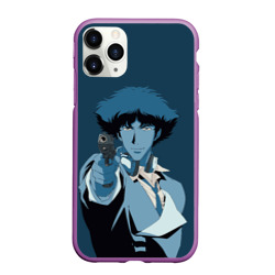 Чехол для iPhone 11 Pro Max матовый Spike Spiegel blue