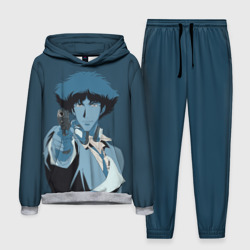 Мужской костюм с толстовкой 3D Spike Spiegel blue