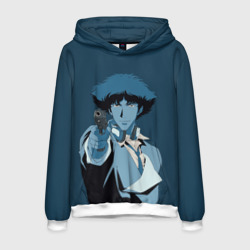 Мужская толстовка 3D Spike Spiegel blue