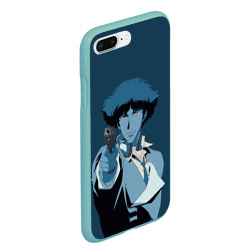 Чехол для iPhone 7Plus/8 Plus матовый Spike Spiegel blue - фото 2