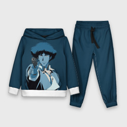 Детский костюм с толстовкой 3D Spike Spiegel blue