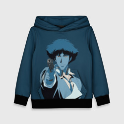 Детская толстовка 3D Spike Spiegel blue