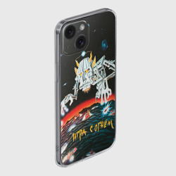 Чехол для iPhone 15 силиконовый с защитой камеры Ария Игра с огнём - фото 2