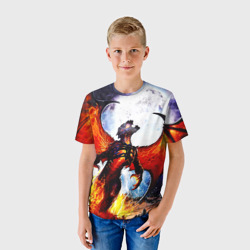 Детская футболка 3D Ария Феникс - фото 2
