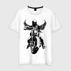 Мужская футболка хлопок Biker wings
