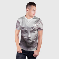 Мужская футболка 3D Slim Скульптура с шипами - фото 2