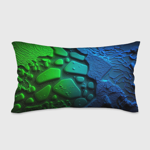 Подушка 3D антистресс CS GO green black   abstract - фото 2