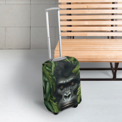 Чехол для чемодана 3D Горилла в джунгях - фото 2