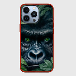 Чехол для iPhone 13 Pro Крупная морда гориллы