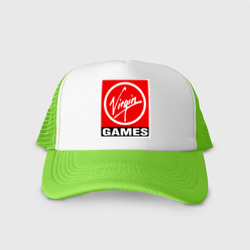 Кепка тракер с сеткой Virgin games logo