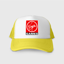 Кепка тракер с сеткой Virgin games logo