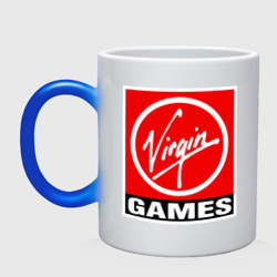 Кружка хамелеон Virgin games logo