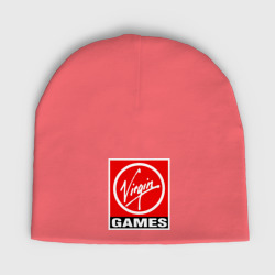 Женская шапка демисезонная Virgin games logo