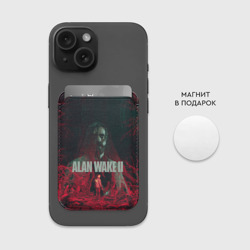 Картхолдер Magsafe магнитный Алан Уэйк и Сага Андерсон - фото 2