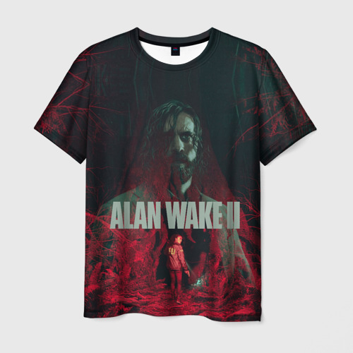 Мужская футболка 3D Алан Уэйк и Сага Андерсон, цвет 3D печать