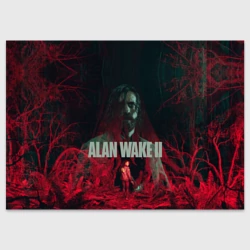 Поздравительная открытка Алан Уэйк и Сага Андерсон