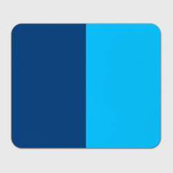 Прямоугольный коврик для мышки Двуцветный синий