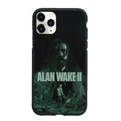Чехол для iPhone 11 Pro Max матовый Alan Wake 2 Deluxe edition