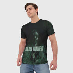 Мужская футболка 3D Alan Wake 2 Deluxe edition - фото 2