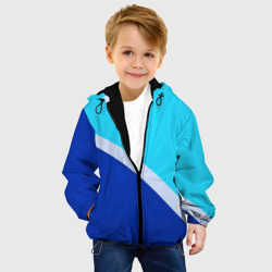 Детская куртка 3D Двуцветный голубой - фото 2