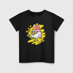 Светящаяся детская футболка Chicken with glasses - Chicken Gun