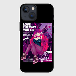Чехол для iPhone 13 mini Love lie - обложка журнала - аниме Звездное дитя