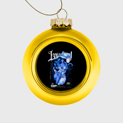 Ёлочный шар стеклянный/пластиковый Ранни в бани сьюте - Elden Ring