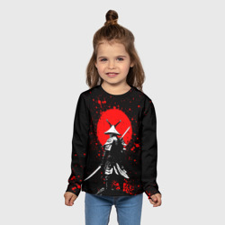 Детский лонгслив 3D Призрак Цусимы - самурай - фото 2