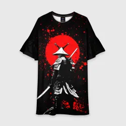 Детское платье 3D Призрак Цусимы - самурай