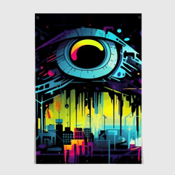 Постер The eye of Cyberpunk