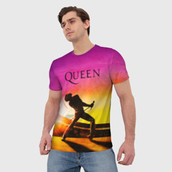 Мужская футболка 3D Queen Фредди Меркьюри - фото 2