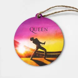 Деревянная игрушка круг Queen Фредди Меркьюри